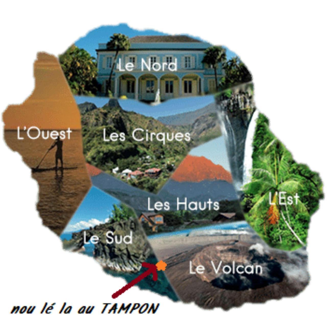 Kaz Mado - Meuble De Tourisme Classe 3 Etoiles Le Tampon Exterior foto